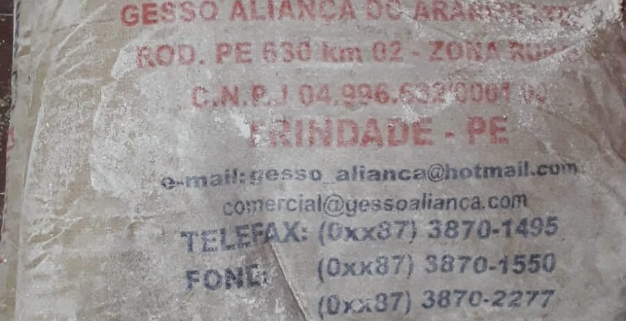 Saco de Gesso 40 kilos Londrina